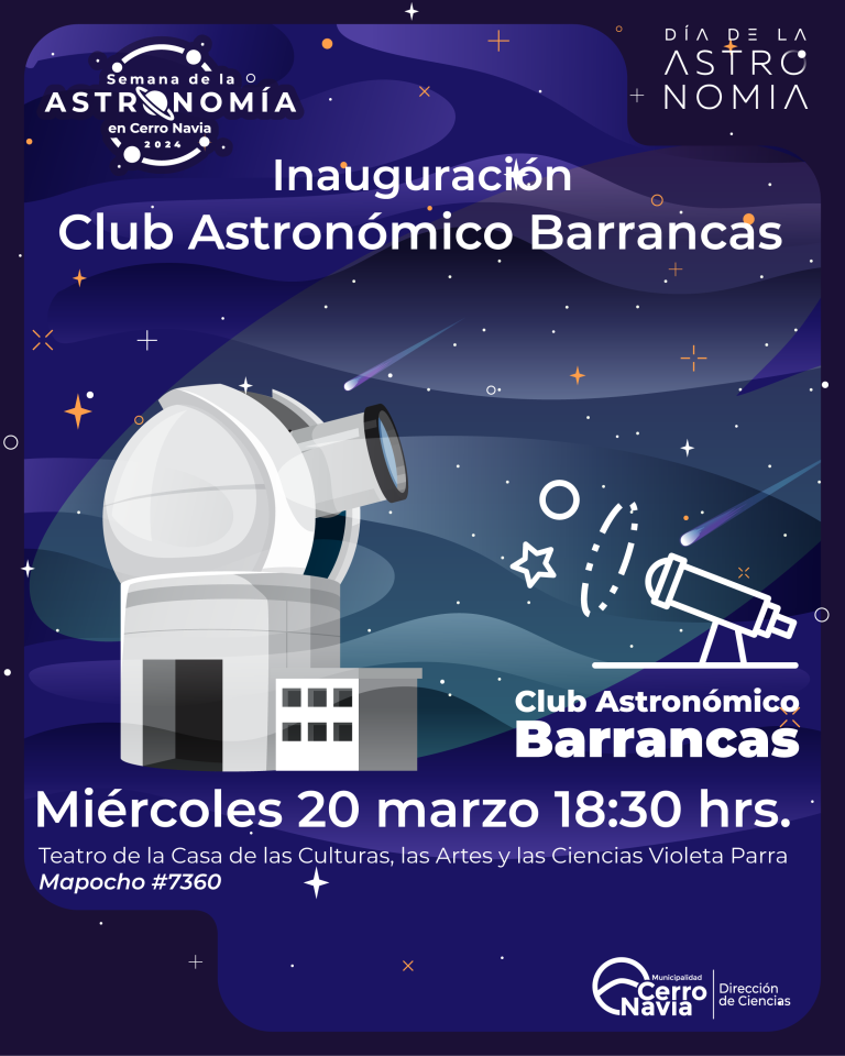 Astronomía en el ex Congreso de Santiago