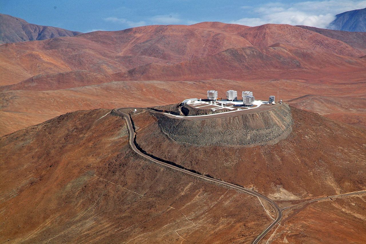 Paisajes sonoros de observatorios Paranal y La Silla de ESO
